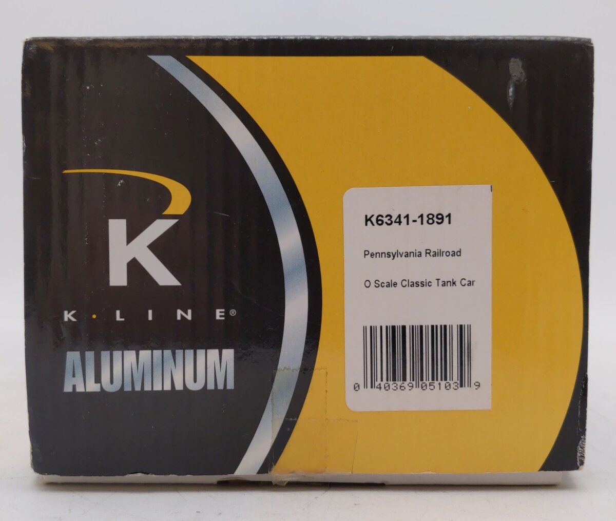 K-Line K6341-1891 O Gauge Pennsylvania Classic Single Dome Tank Car EX/Box