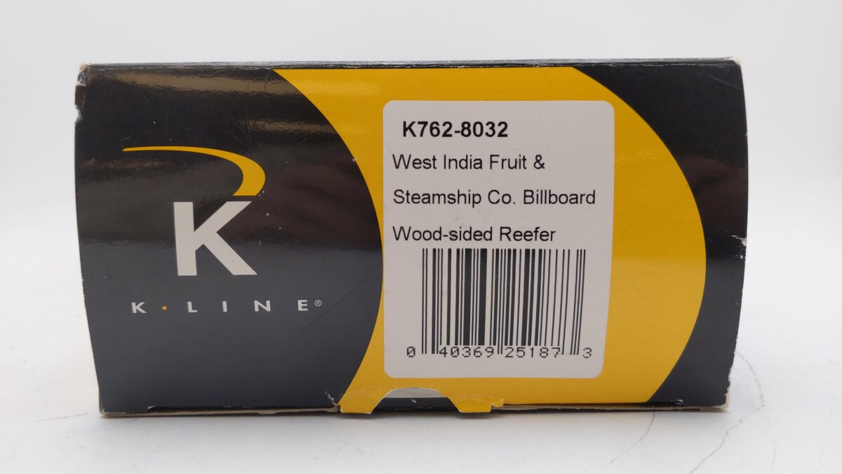K-Line K762-8032 O Gauge WIF Billboard Wood-Sided Reefer #724 EX/Box