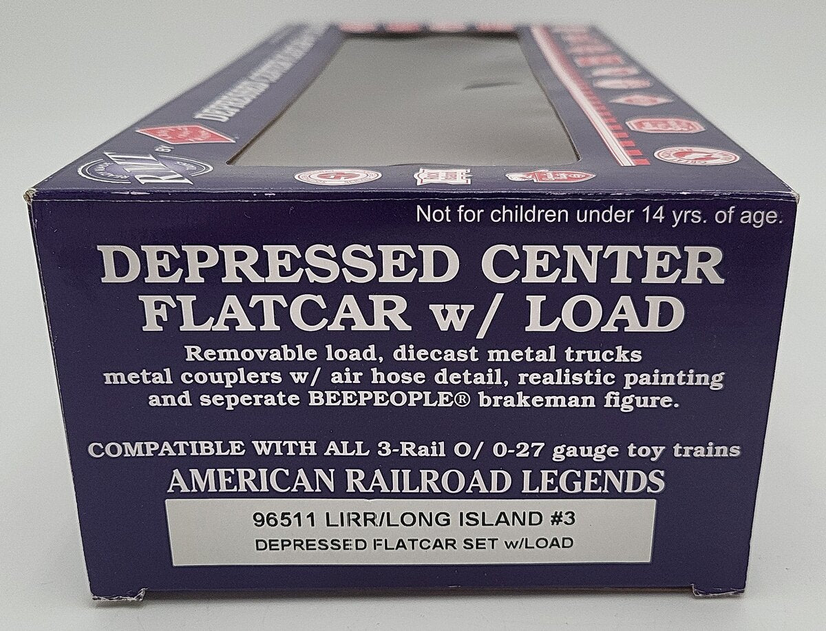 Aristo Craft O Gauge Long Island Depressed Flatcar w/ Load #3 EX/Box