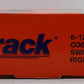 Lionel 6-12018 O-36 Right Hand Manual FasTrack Switch Turnout EX/Box