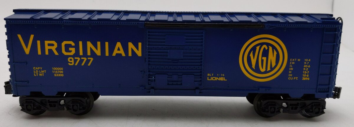Lionel 6-9777 O Gauge Virginian Boxcar EX/Box