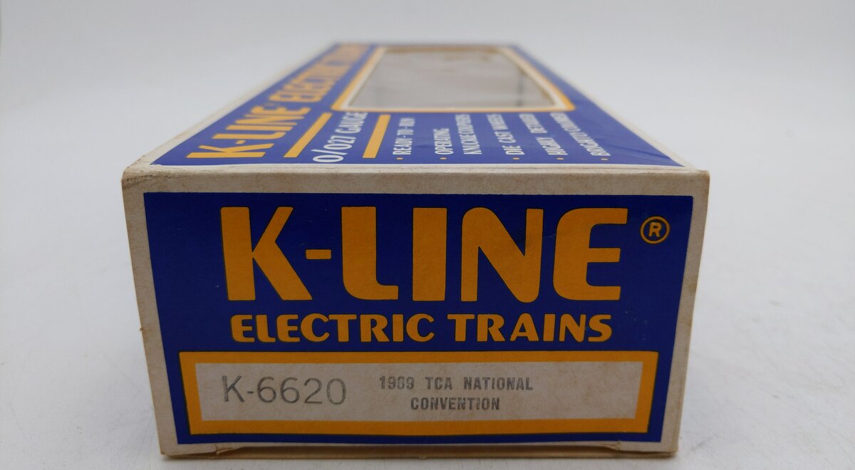 K-Line K-6620 Reading TCA National Convention Flat Car #6620 LN/Box