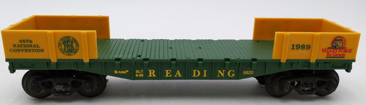 K-Line K-6620 Reading TCA National Convention Flat Car #6620 LN/Box