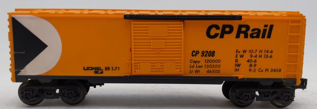Lionel 6-9208 CP Rail Boxcar EX/Box