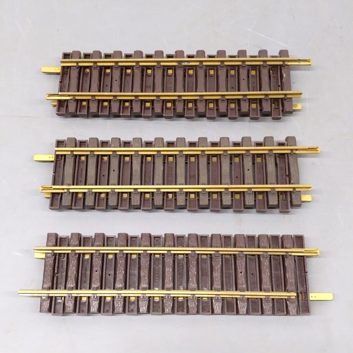 LGB & REA G Scale Assorted Straight & Curved Brass Track: 1000, 1100, 10000 [16] VG
