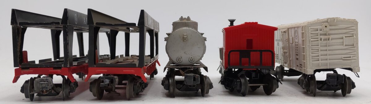 Lionel Vintage O Gauge Freight Cars: 6472, 6119, 6465, 6414, 6414 [5] VG