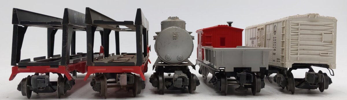 Lionel Vintage O Gauge Freight Cars: 6472, 6119, 6465, 6414, 6414 [5] VG