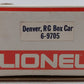Lionel 6-9705 O Gauge Denver & Rio Grande Western Box Car EX/Box