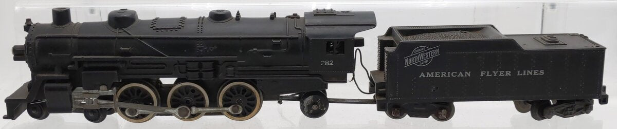 American Flyer 282 Vintage S 4-6-2 Pacific Steam Locomotive & Tender #282 VG