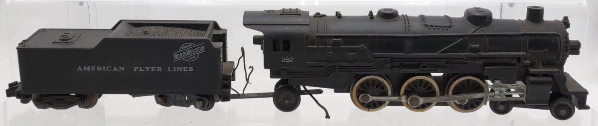 American Flyer 282 Vintage S 4-6-2 Pacific Steam Locomotive & Tender #282 VG