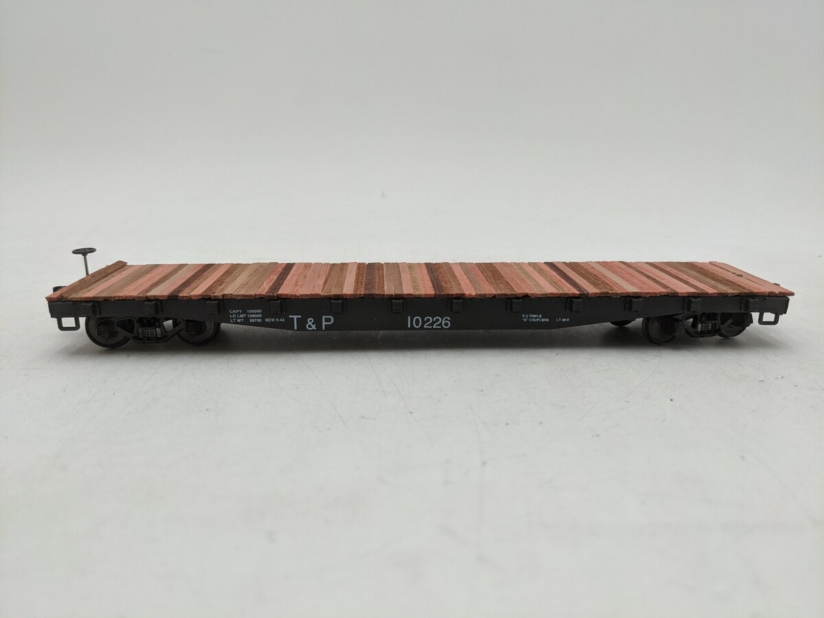 American Models 6027 S Texas & Pacific 46' Flat Car #10226-Scale EX/Box