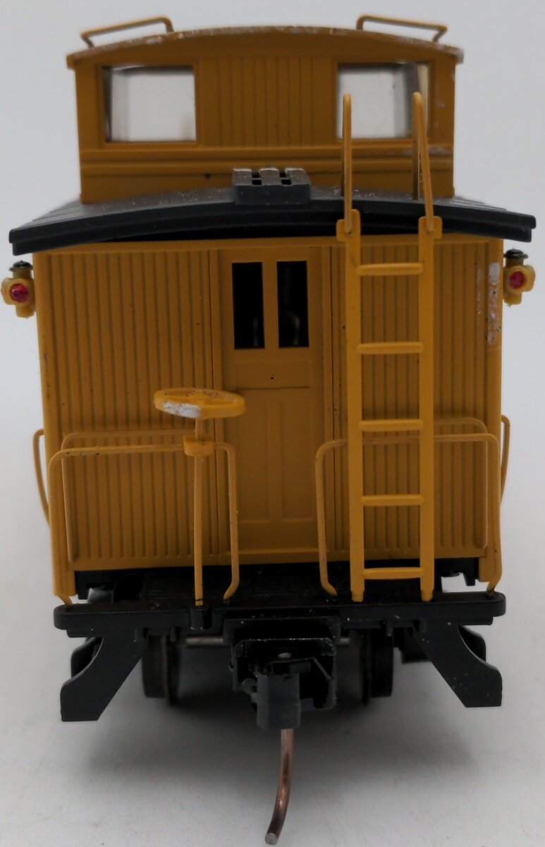 American Models 7506-B S Scale C&O Wood-Sided Caboose w/ Scale Wheels #623 EX/Box