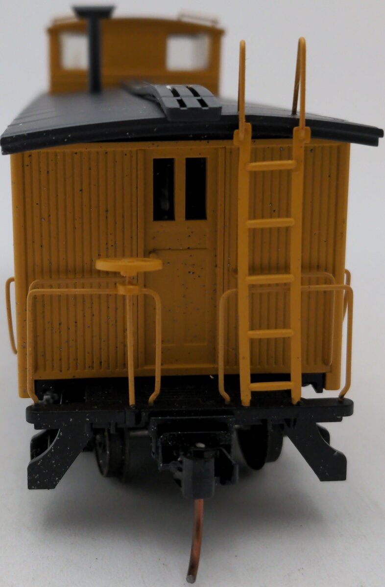 American Models 7506-B S Scale C&O Wood-Sided Caboose w/ Scale Wheels #623 EX/Box
