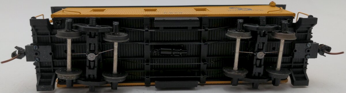 American Models 7506-B S Scale C&O Wood-Sided Caboose w/ Scale Wheels #623 EX/Box