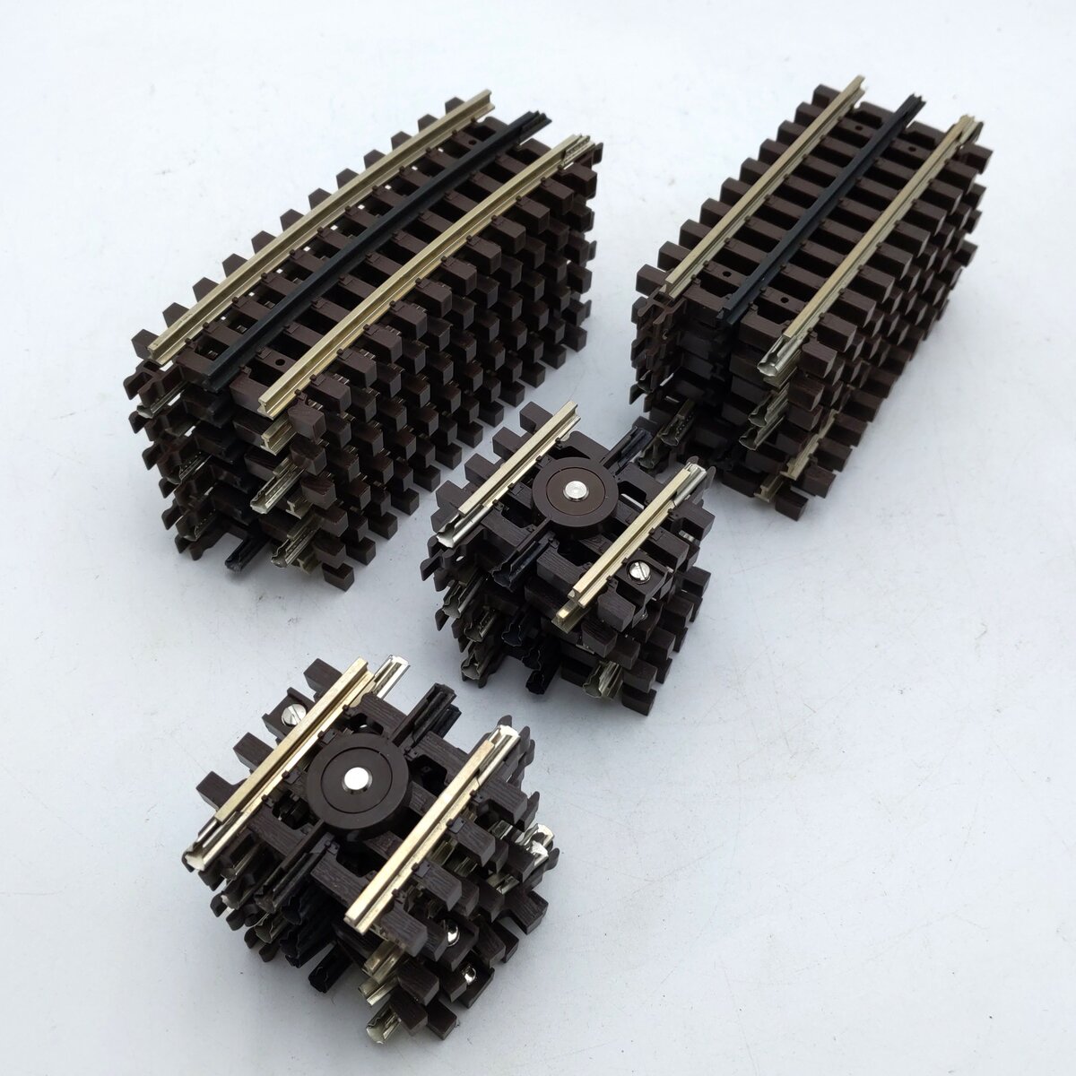 Atlas O Gauge Assorted Nickel Silver Straight, Curved, and Uncoupling Track [22] EX
