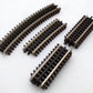 Atlas O Gauge Assorted Nickel Silver Straight & Curved Track Sections [11] EX