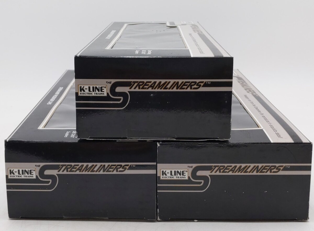 K-Line K4532E O Golden State Streamliner Passenger Cars (Set of 3) EX/Box