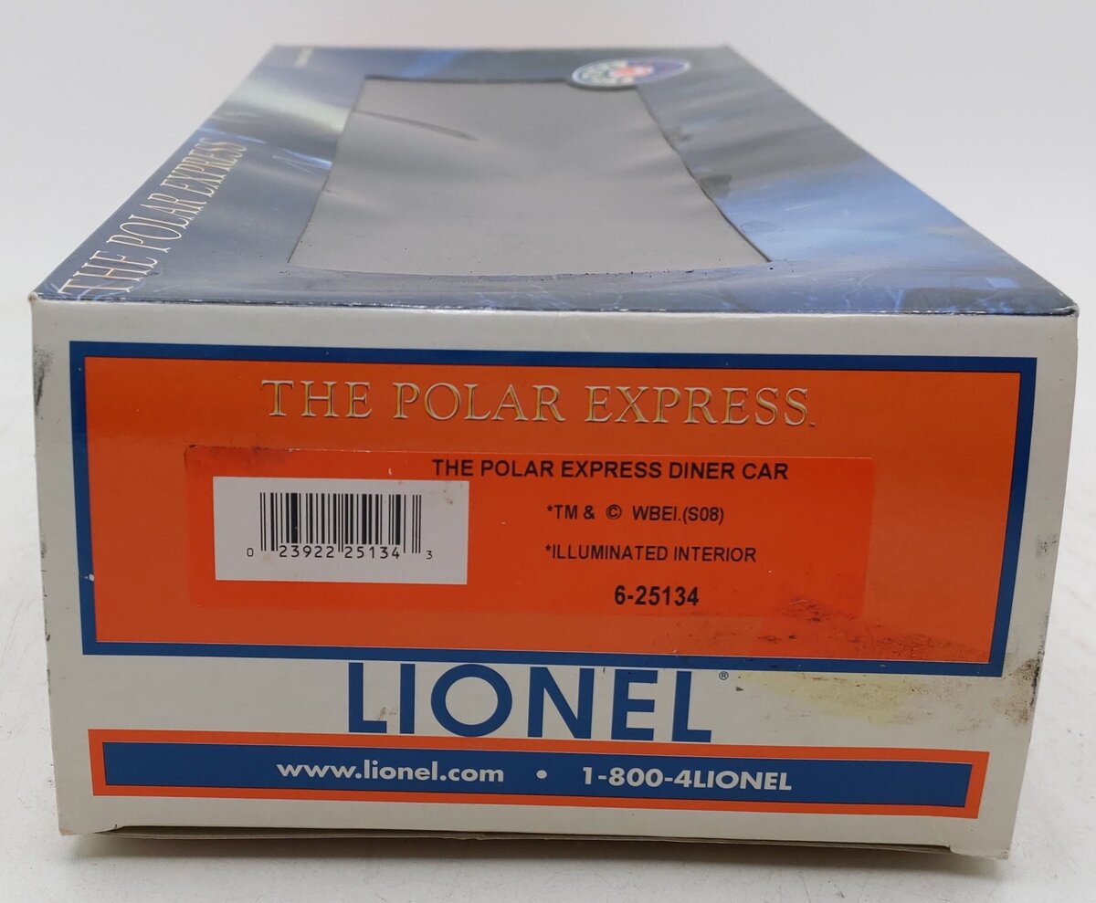 Lionel 6-25134 O Gauge The Polar Express Diner Add-On Car EX/Box