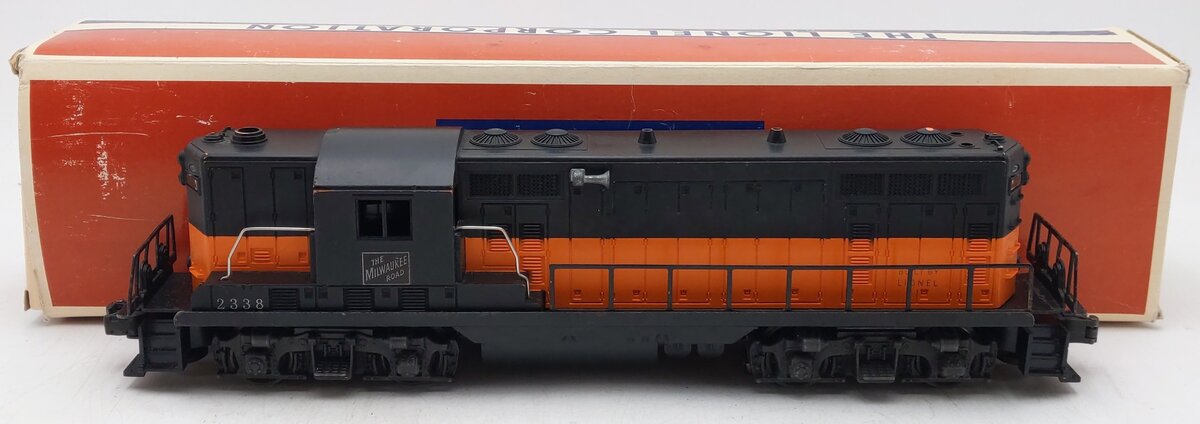 Lionel 2338 Vintage O Gauge Milwaukee Road Powered GP-7 Diesel Locomotive VG