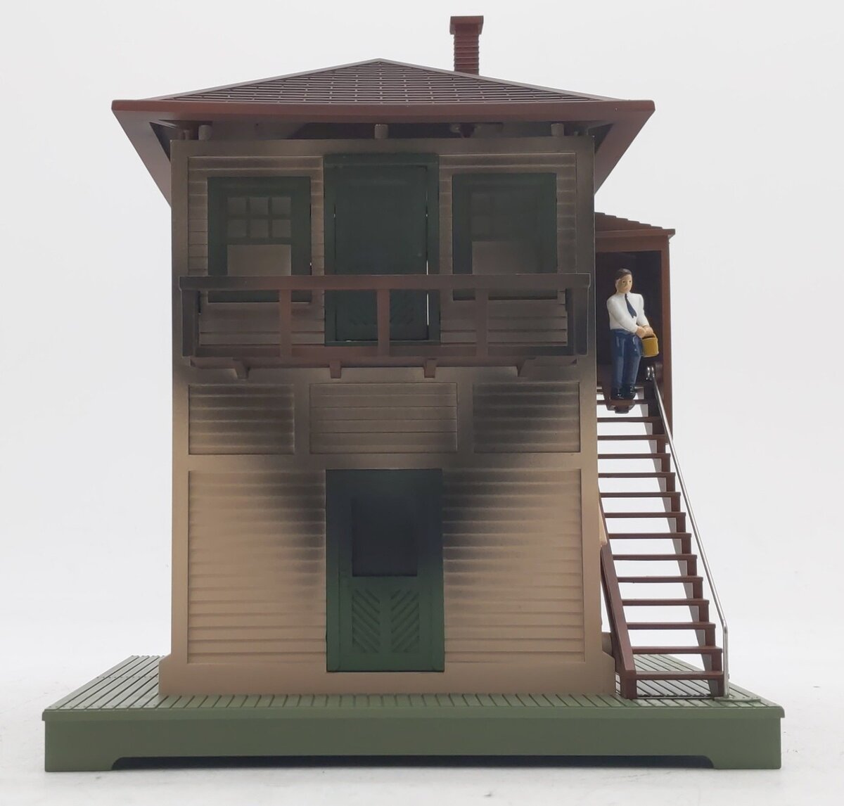 Lionel 6-14201 O Gauge Burning Switch Tower Built Building