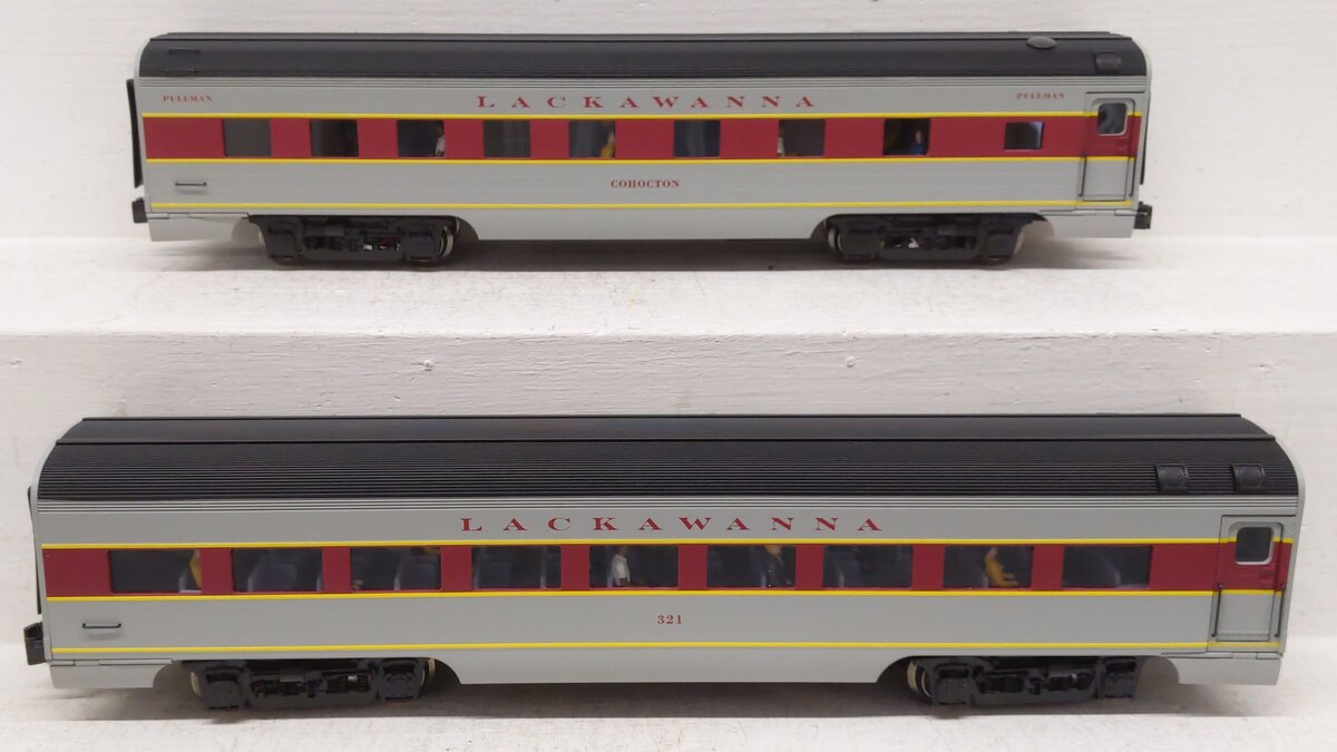 K-Line K4638C O Lackawanna 15“ Aluminum Passenger Cars (Set of 2) LN/Box