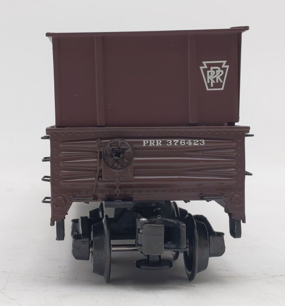 K-Line K652-1892 O Gauge Die-Cast PRR Wood Chip Gondola with Load #376423 EX/Box