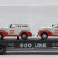 Menards 279-3052 O Gauge SOO Line Flat Car w/ Two Panel Cars #56803 EX/Box
