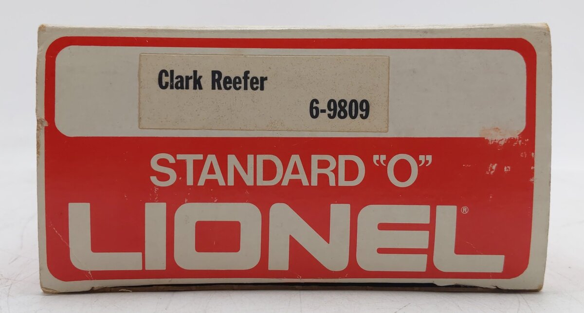 Lionel 6-9809 O Gauge Clark Reefer Car #9809 EX/Box