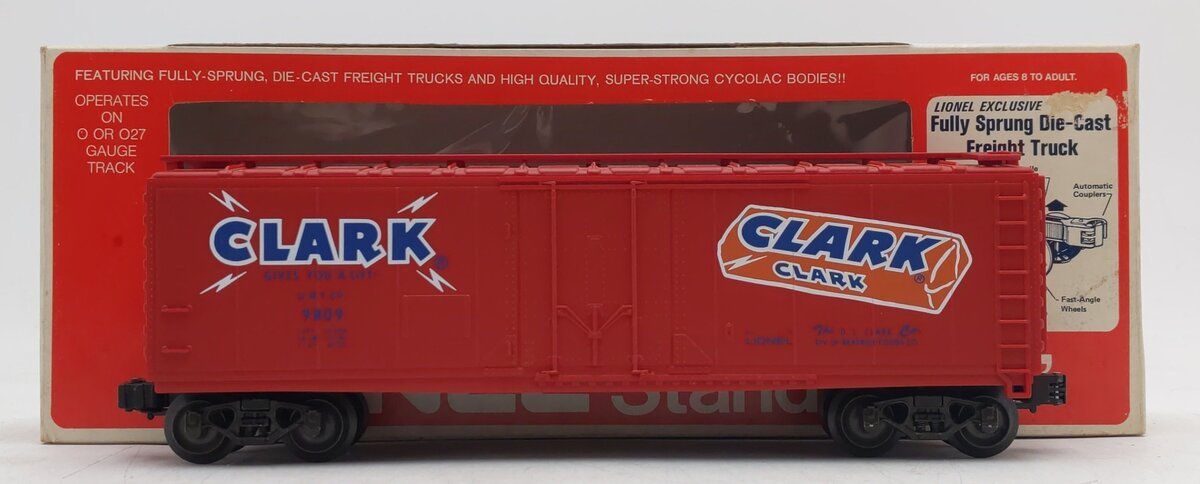 Lionel 6-9809 O Gauge Clark Reefer Car #9809 EX/Box