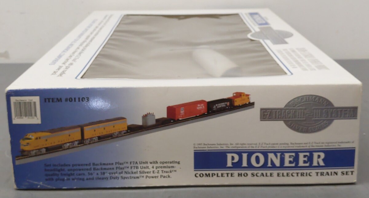 Bachmann 01103 HO Pioneer E-Z Track System Silver Series Train Set EX/Box