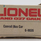 Lionel 6-9035 O Gauge Conrail Boxcar EX/Box