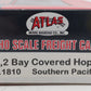 Atlas 1810 HO Southern Pacific PS-2 2 Bay Covered Hopper #401290