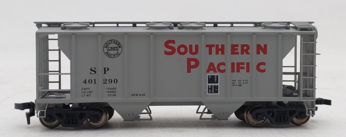 Atlas 1810 HO Southern Pacific PS-2 2 Bay Covered Hopper #401290