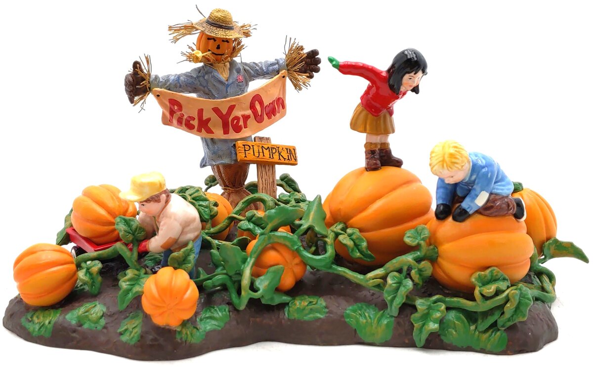 Dept 56 55244 Halloween Pick Your Own Pumpkin Accessory NIB