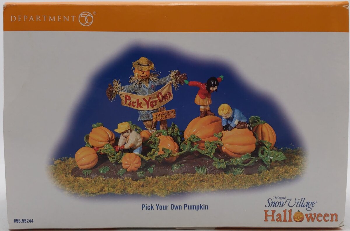 Dept 56 55244 Halloween Pick Your Own Pumpkin Accessory NIB