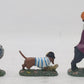 Dept 56 4025412 Halloween Village Accessories "Who Let The Dogs Out" (Set Of 3) EX/Box
