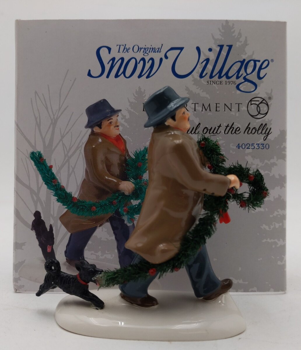 Dept 56 4025330 Snow Village "Haul Out the Holly" LN/Box