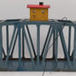 American Flyer 750 Vintage S Metal Trestle Bridge with Lighted House on Top