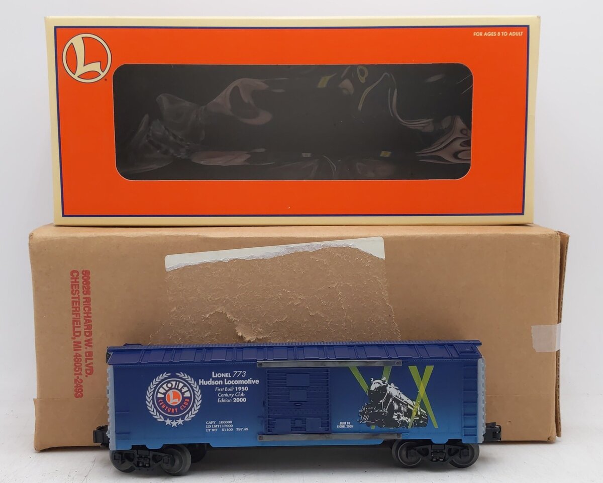 Lionel 6-39201 O Gauge Century Club Hudson Boxcar #773 EX/Box