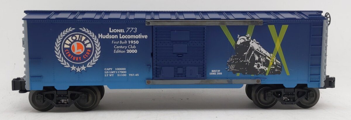 Lionel 6-39201 O Gauge Century Club Hudson Boxcar #773 EX/Box