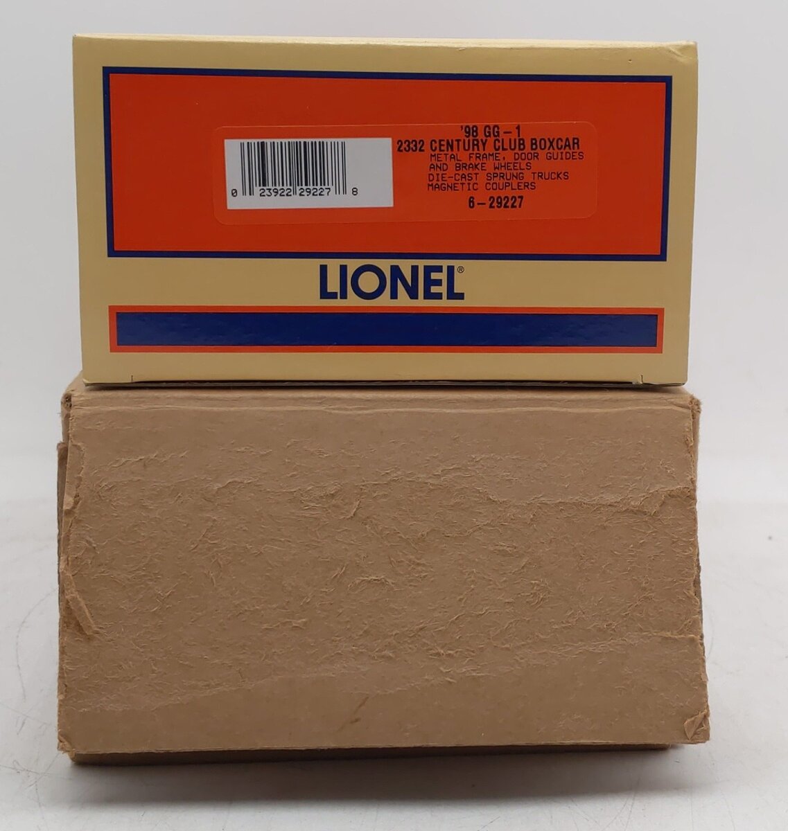 Lionel 6-29227 O Gauge Century Club 1998 GG-1 Boxcar #2332 EX/Box