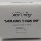 Dept 56 5477-1 The Original Snow Village Santa Comes To Town 1995 LN/Box
