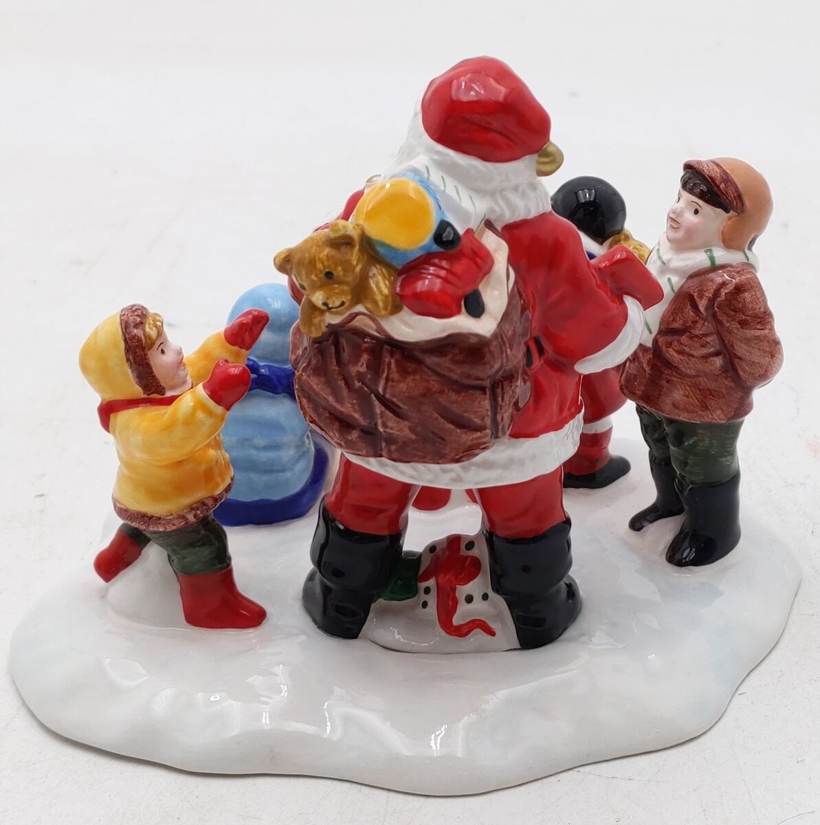 Dept 56 5477-1 The Original Snow Village Santa Comes To Town 1995 LN/Box