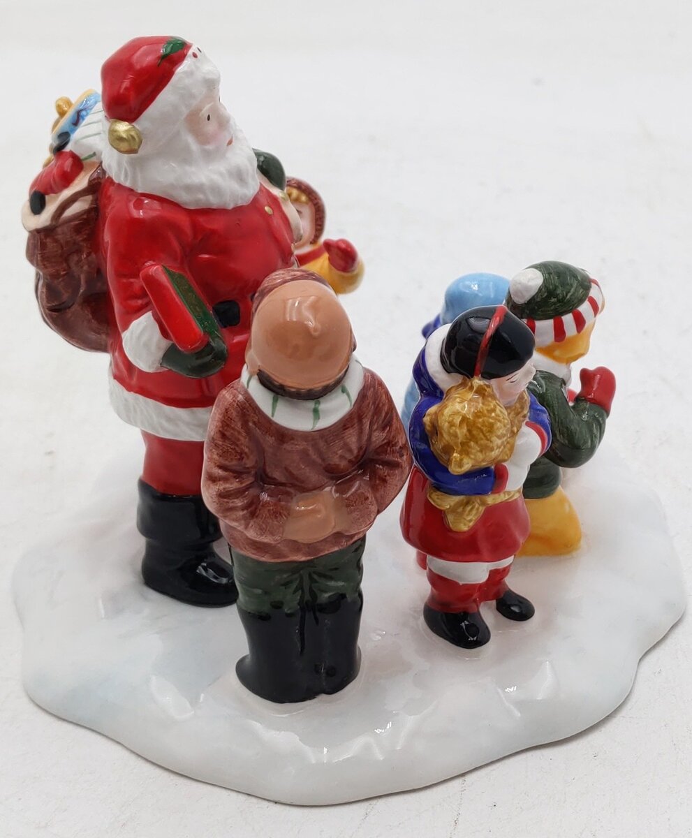 Dept 56 5477-1 The Original Snow Village Santa Comes To Town 1995 LN/Box
