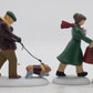 Dept 56 56.58955 " Christmas in The City " Busy City Sidewalks (Set of 4) EX/Box