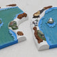 Department 56 4041186 Village Accessories Woodland Creek, Curved (Set of 2) LN/Box