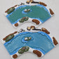 Department 56 4041186 Village Accessories Woodland Creek, Curved (Set of 2) LN/Box