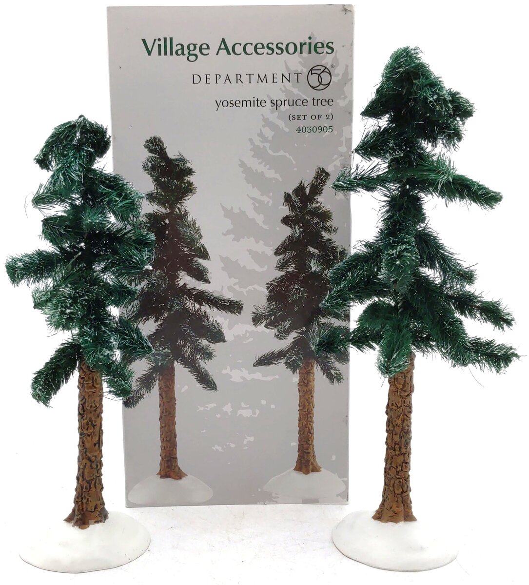 Dept 56 4030905 Yosemite Spruce Tree (Set of 2) NIB