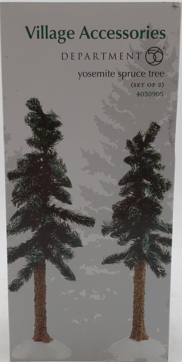 Dept 56 4030905 Yosemite Spruce Tree (Set of 2) NIB
