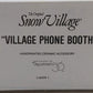 Dept 56 5429-1 Snow Village "Village Phone Booth" NIB